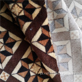 Aksamitna afrykańska tkanina poliestrowa z nadrukiem na zamówienie